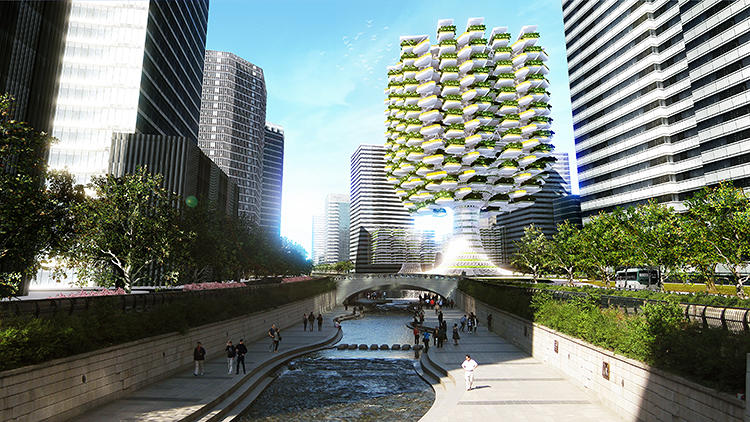 This Is The Future: Tree-Shaped Vertical Farms That Grow 24 Acres Of Crops...