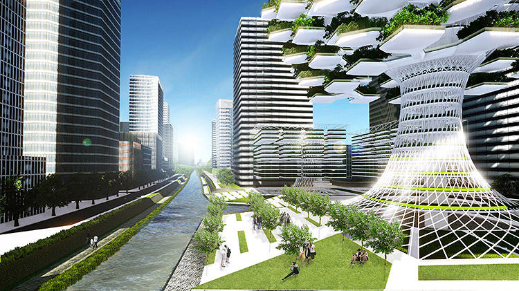 This Is The Future: Tree-Shaped Vertical Farms That Grow 24 Acres Of Crops...