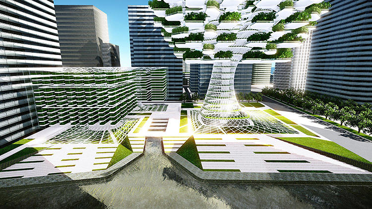 This Is The Future: Tree-Shaped Vertical Farms That Grow 24 Acres Of Crops...