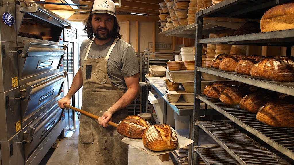 Artisan Sourdough Bread Process From Start To Finish...